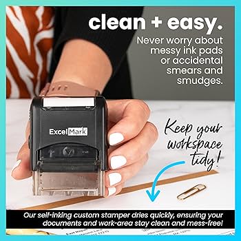 Amazon.com : ExcelMark NO Longer at This Address Self Inking